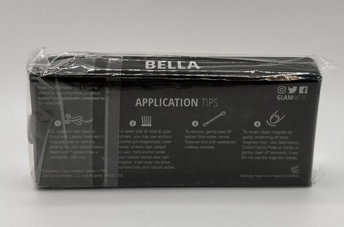 NUEVO EN CAJA GLAMNETICO Pestañas Falsas Magnéticas BELLA Largas/Wispy Envío Gratis AUTÉNTICO - Imagen 2 de 7