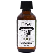 Taconic Shave All Natural Beard Oil Urban Woods Scent - Moisturizes & Conditions