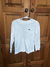 Tommy Bahama Kid's Long Sleeve White Shirt NWOT Size US XS  4 