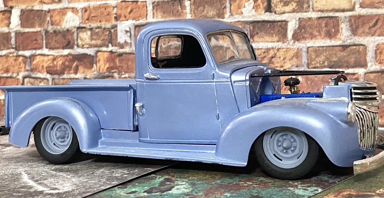 1/24 Scale: 17-inch Chrome Reverse Model Car Wheels W/ Bullets &Spikes ...