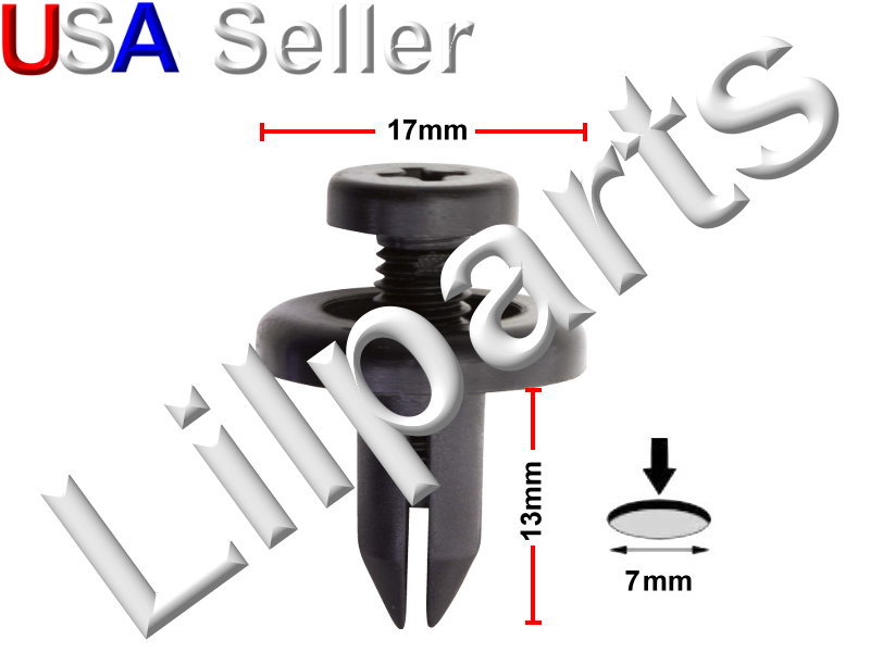 Acura Honda Fender Clip Rivet Retainer A19232 91502-SZ5-003 RL | eBay