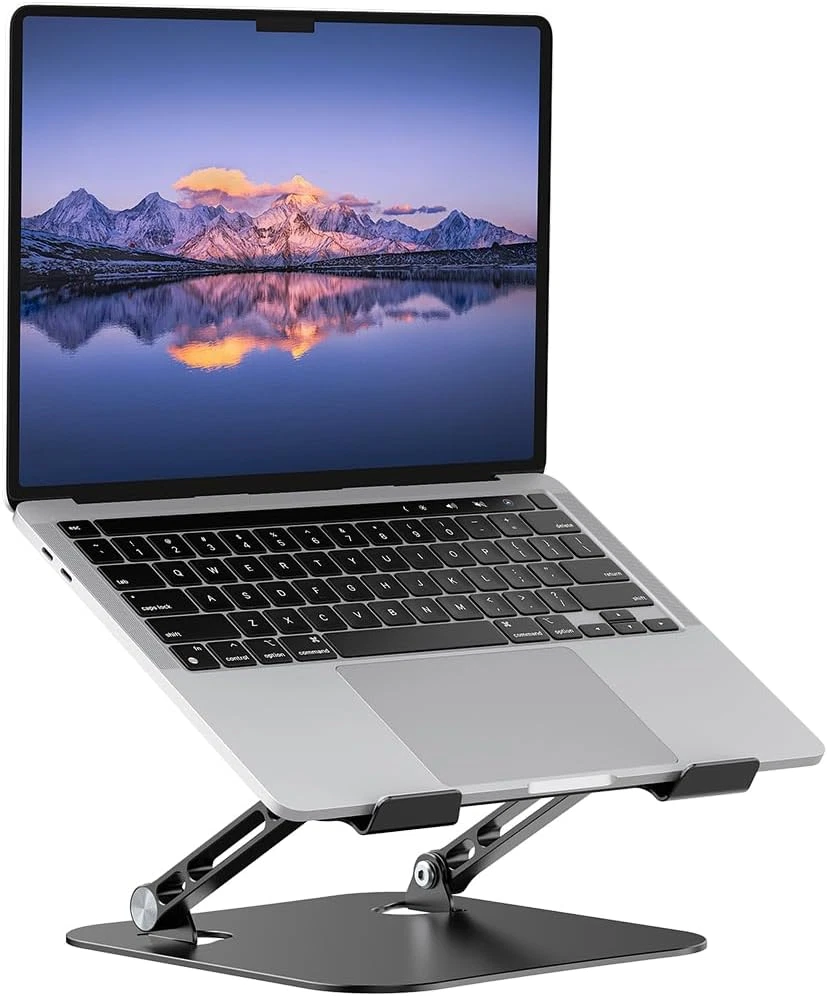 Adjustable Aluminum Ergonomic Laptop Stand for Desk
