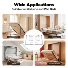 DIY Murphy Wall Bed Springs Mechanism Hardware Kit Horizontal Wall Bed Mounting