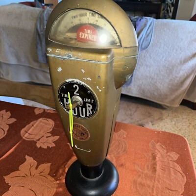Vintage Duncan Parking Quarter 2 Hour Meter W/Key Working