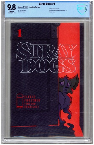 Stray Dogs # 1  CBCS   9.8   NMMT  2/21  Acetate Variant  1st. App. of Sophie.  
