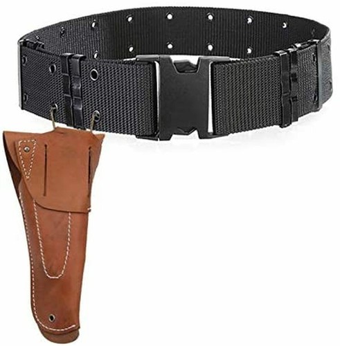 Tactical Belt Military Nylon Web Work Belt with Heavy Duty Quick Release Buckle - Picture 5 of 15