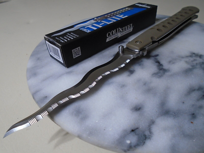 Cold Steel Ti-Lite Kris Folding Dagger Pocket Knife Serrated Aus