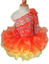 Jenniferwu Pageant Dress Girls' Tulle Princess Wedding Dress for Toddler Baby