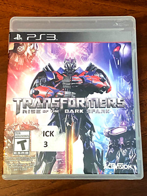 Transformers: Rise Of The Dark Spark For PS3 (Sony PlayStation 3) Box & Disc