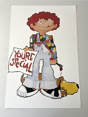 Vintage Argus Ryan  You re Special  Inspirational Poster - 21  X 14  - #2203