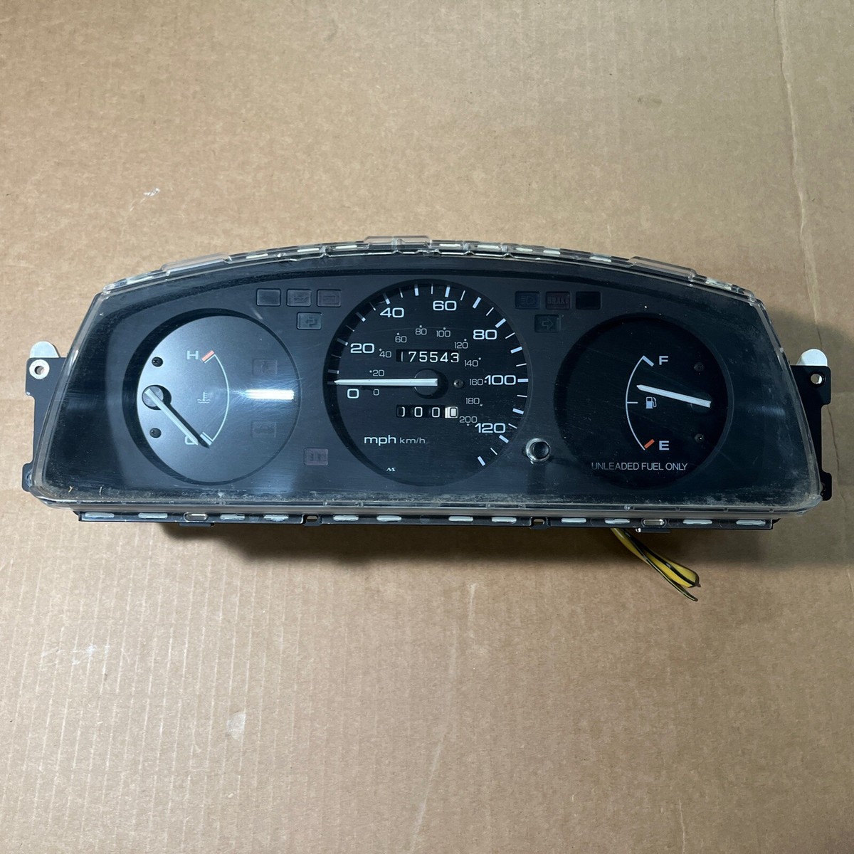 1992-1995 Honda Civic Vx Gauge Cluster MT 175K Miles | eBay