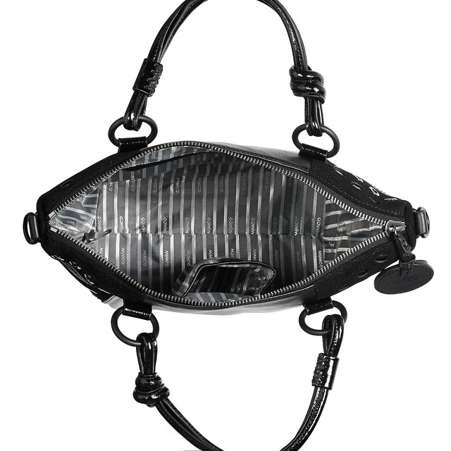 MIMCO FULL FLARE MINI TOTE BAG BLACK + CrossBody Strap & D'bag RRP NOW