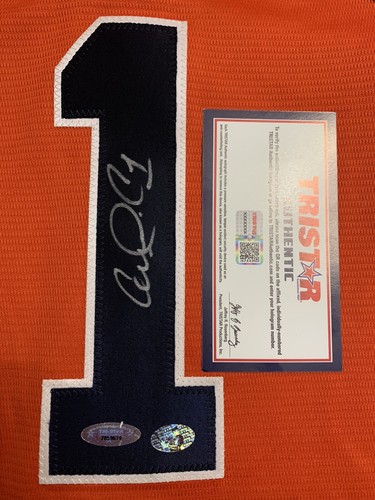 AUTHENTIC CARLOS CORREA ASTROS SIGNED AUTOGRAPH JERSEY CERTIFIED AUTO HOUSTON #1 - Picture 5 of 6