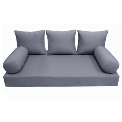 *COVER ONLY*-Style 3 Daybed Mattress Bolster Pillow Covers Knife Edge Full-AD001