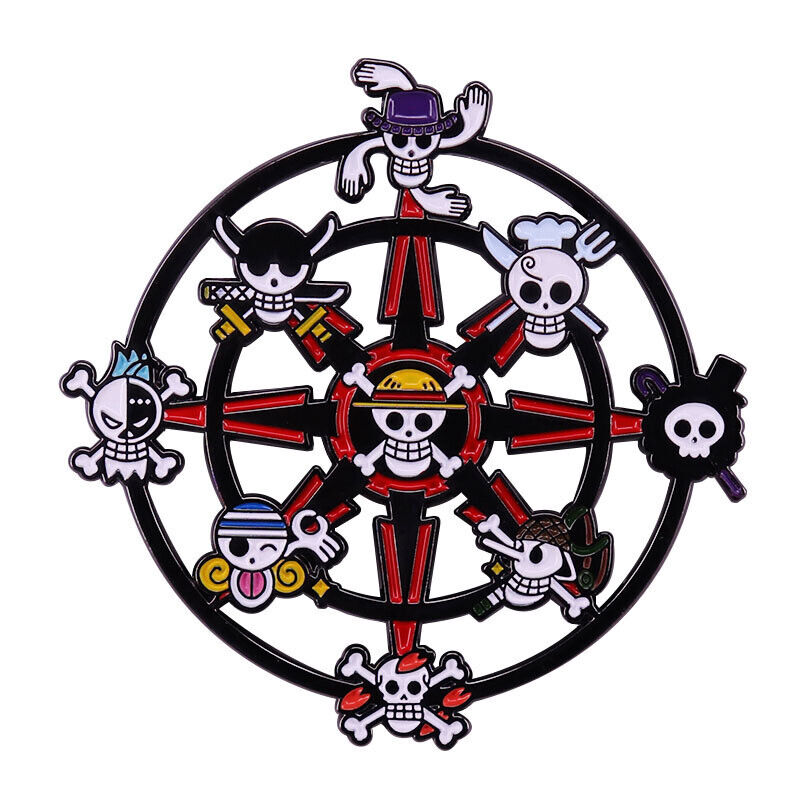 All Straw Hat Pirates Crew Logo | Poster