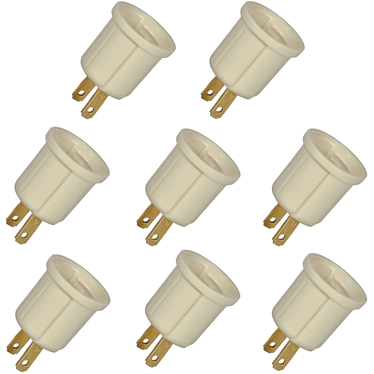 NEW ADAPTOR 110V OUTLET SOCKET AC PLUG TO STANDARD SCREW BASE LIGHT ...