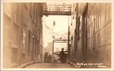 Real Photo Postcard Sous Le Cap Street Quebec, Canada