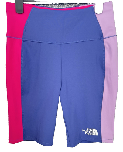 The North Face Girl's Youth Teen Flashdry Bike Compression Shorts Size 12 L NWT