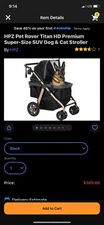 HPZ™ PET ROVER TITAN HD Premium Super-Size Stroller SUV For Dogs & Cats - Blue