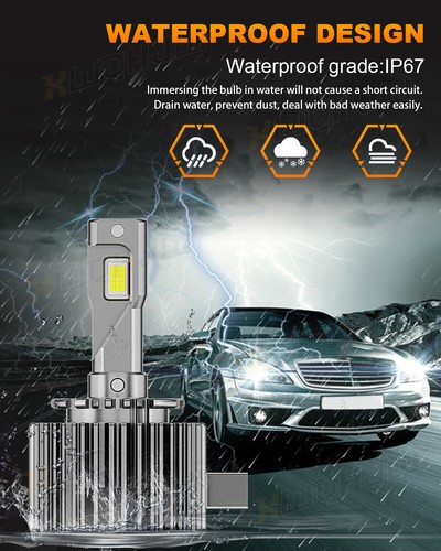 Kit de conversión de 2 bombillas LED D3S D3R 240W 6500K súper blancas HID xenón - Imagen 8 de 11