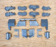 Imperial Guard Leman Russ Plasma Cannon HeavyHeavy Bolter Melta Sponsons Bits