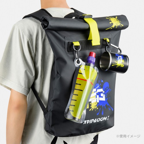 (NEU) Splatoon 3 Rucksack Roll Top Sac Backpack Nintendo aus Japan - Bild 5 von 6