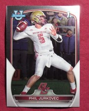 2022 Bowman Chrome University #35 Phil Jurkovec Boston College Eagles