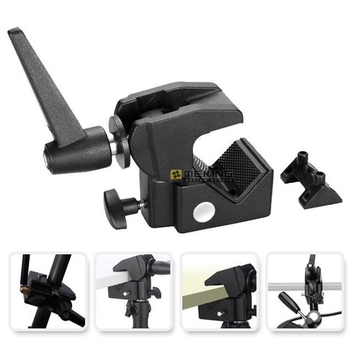 120cm Flexible Tripod Monopod for DSL Camera Aluminum Stabilizer+Ball Head+Clip - Picture 5 of 11