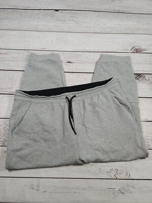 PUBLIC REC TAPERED LEG GRAY SWEAT PANTS SIZE 42/28 GRAY D8