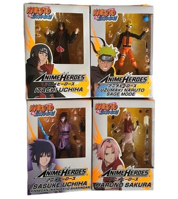 Naruto Shippuden Anime Heroes 4 Bandai Statuen [ SASUKE ITACHI SAKURA NARUTO ]