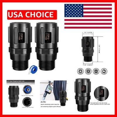Heavy-Duty 25 PSI Pressure Regulator Set for Reliable Drip Irrigation Solutions