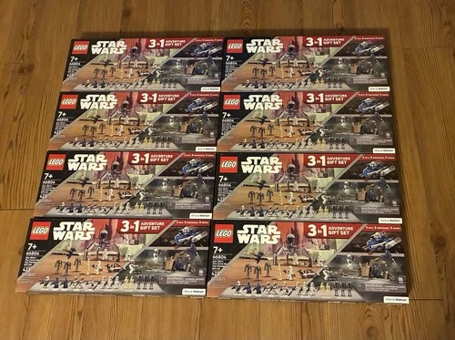 Lot of 8 LEGO Star Wars The Clone Wars 3 in 1 Adventure Gift Set 66804