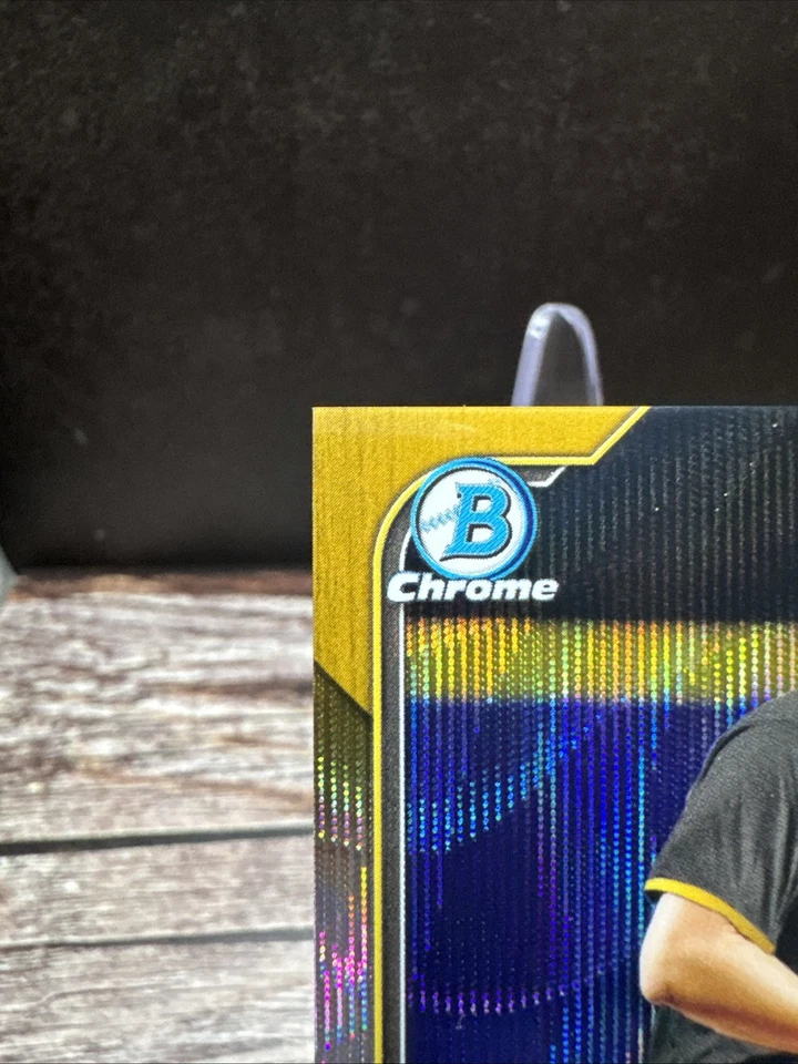 2022 Bowman Draft Robby Snelling Chrome Gold Wave Auto /50 #CDA-RS (RC) - Image 2 of 4