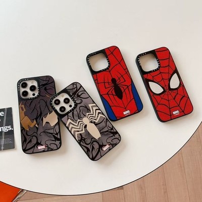 Spiderman Casetify Mirror Case for iPhone13 14 15 16 17Pro Max optional MagSafe