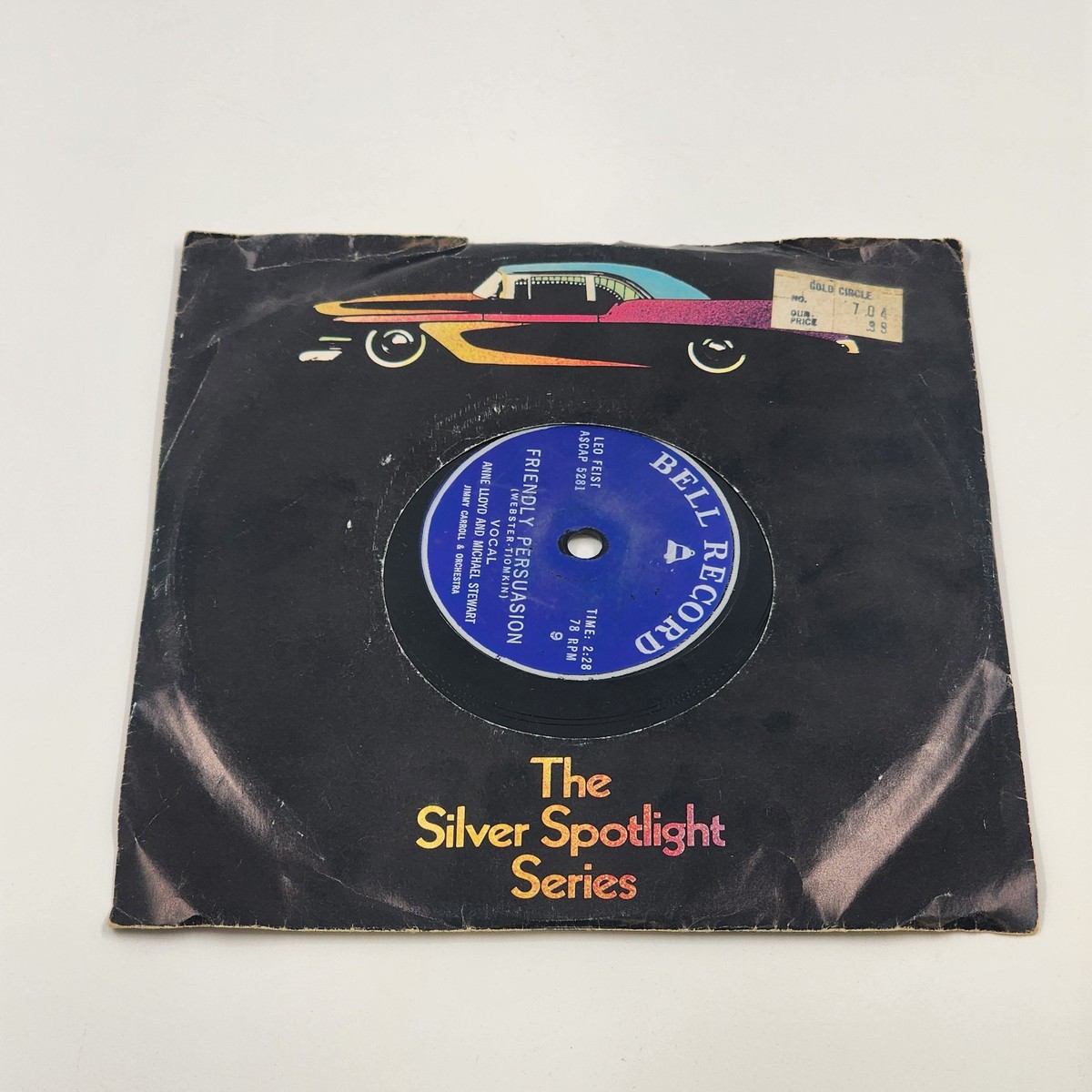 Jimmy Carroll Sy Oliver Bell Record Styrene The Silver Spotlight