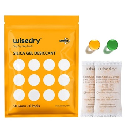 Silica Gel Beutel Humidity Indicator Trockenmittel 50g 6er Pack