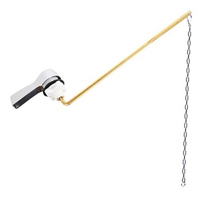 Universal Metal Front Mount Toilet Handle Chrome Upgraded Front Mount