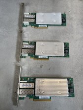 Lot of 3 - QLogic QLE2672 16Gb Fibre Channel Dual Port PCIe HBA Cards