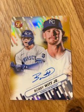 Bobby Witt Jr 2023 Topps Pristine Fresh Faces Autographs Gold Refractor /50