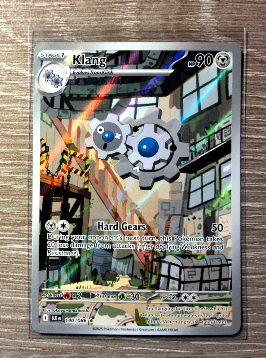 Pokemon Klang 140/086 Sv: Black Bolt Holo