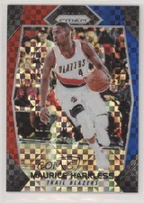 2017-18 Panini Prizm Red White & Blue Prizm Maurice Harkless #146 5h9