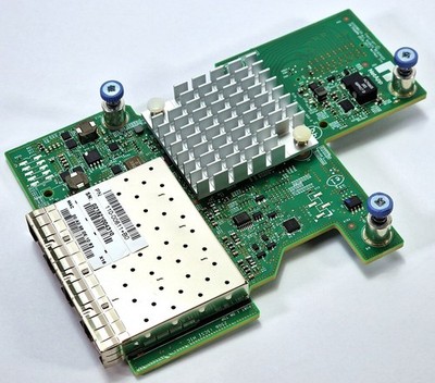 NetApp 110-00611 +B0 Quad Port SFP28 25Gb iSCSI HIC Mezzanine Adapter E-Series