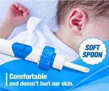 Safety Electric Cordless Vacuum Ear Cleaner Wax Remover Painless Cleaning Tool..