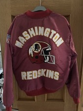 NFL AUTHENTIC VINTAGE REDSKINS JACKET LARGE