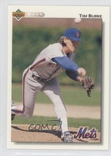 1992 Upper Deck Tim Burke #433 mx4