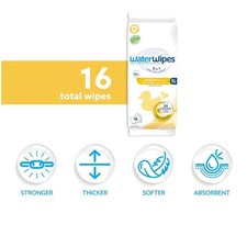 Baby Sensitive Wipes, Fragrance-Free, Plant-Based, 16ct x12