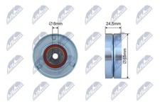 Spannrolle Keilrippenriemen NTY RNK-AU-069 für VW PASSAT B5 3B3 Variant 3B6 3B2