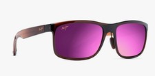 LENSES ONLY Authentic Maui Jim Huelo. Polarized Sunrise Purple. LENSES ONLY
