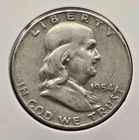 1954-D 50C 90% SILVER Franklin Half Dollar