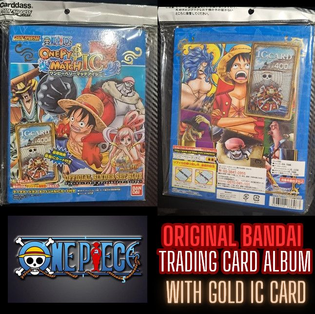 BANDAI One Piece BERRY MATCH IC SEALED OFFICIAL TRADING CARD BINDER RARE!